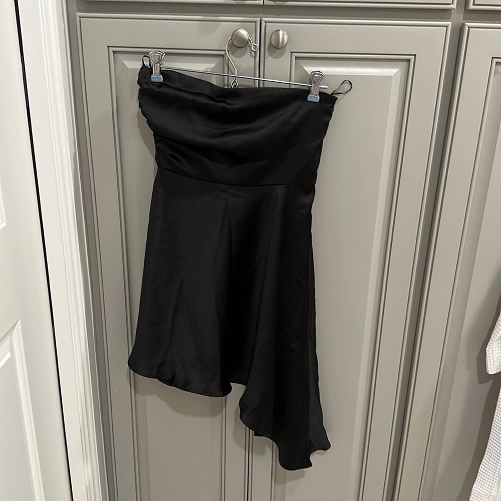 Zara Mini Satin Dress XS
